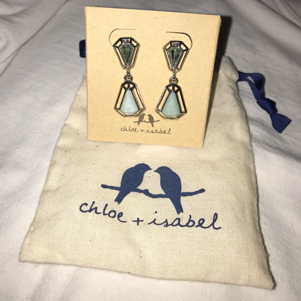 turquoise stone earrings chloe and isabel